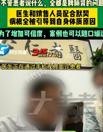 网络神医流水线宰客